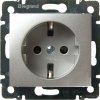 Legrand Модуль розетки 2К+З, с винтовыми зажимами, с защитными шторками, немецкий стандарт (Schuko) 770121