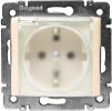 Legrand Модуль розетки 2К+З, с винтовыми зажимами, с откидной крышкой и защитными шторками 774120