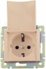 Legrand Модуль розетки 2К+З, с винтовыми зажимами, с откидной крышкой 774322