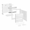 Legrand Щит встраиваемый Nedbox - со скругленной дверью RAL 9010 - 1 рейка - 12+2 модуля 001411