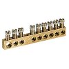Legrand Клеммная колодка - крепятся винтами М4 - 1 x 6-25 мм - 4 x 1,5-16 мм - длина 45 мм 004801
