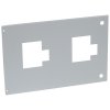 Legrand Металлическая лицевая панель - XL3 4000 - для 2 DPX 250 съёмного исполнения 021291