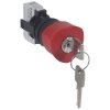Legrand Кнопка с грибовидным толкателем 40 - Osmoz - в сборе - с ключом № 455 023722