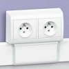 Legrand Рамка Mosaic - для монтажа DLP и DLPlus - 2x4 модуля 031621