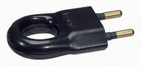 Legrand Вилка 2К - серия Элиум - 6 А - с кольцом - пластик 050163