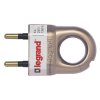 Legrand Вилка 2К - серия Элиум - 6 А - с кольцом - пластик 050164
