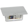 Legrand Выдвижной розеточный блок - неукомплектованный - IP 40 - 4 модуля 054011