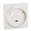Legrand Розетка пластиковая 2К+З - 32 А - с защитными шторками - 100x100 мм - на винтах 055812