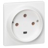 Legrand Розетка пластиковая 3К+З - 32 А - с защитными шторками - 100x100 мм - на винтах 055815