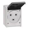 Legrand Розетка 32 A - Программа Plexo - 2К+3 - 230 В - IP 44-IK 08 - для накладного монтажа 055872