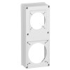 Legrand Лицевая панель - P17 Tempra Pro - 280x125 - 1 розетка 16 или 32 А и 1 розетка 63 A 057719