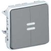 Legrand Двухклавишный переключатель на два направления с подсветкой - Программа Plexo - 10 AX 069526