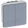 Legrand Двухклавишный кнопочный выключатель - Программа Plexo 069539
