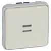 Legrand Однополюсный переключатель на два направления с индикацией - Программа Plexo 069612