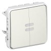 Legrand Однополюсный переключатель на два направления с подсветкой - Программа Plexo 069613