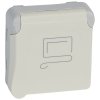 Legrand Розетка 2К+З - с блокировкой - с винтовыми зажимами - французский стандарт 069623