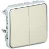 Legrand Двухклавишный переключатель на два направления - Программа Plexo - 10 AX 069625