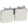 Legrand Розетка 2х2К+З - вертикальная - французский стандарт - Программа Plexo 069643