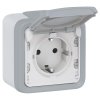 Legrand Розетка 2К+3 - немецкий стандарт - с винтовыми зажимами - Программа Plexo 069733