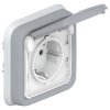Legrand Розетка 2К+3 - немецкий стандарт - с винтовыми зажимами - Программа Plexo 069833