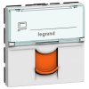 Legrand Розетка RJ 45 - Программа Mosaic - категория 6 - FTP - 2 модуля 076523