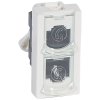 Legrand Розетка RJ 45 с разветвителем - Программа Mosaic - Телефон/телефон - UTP - 45 контактов 076535
