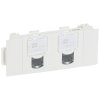 Legrand Розетка 2хRJ 45 - Программа Mosaic - категория 5е - FTP 076542