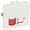 Legrand Розетка RJ 45 - Программа Mosaic - категория 5е - UTP - с контролем доступа 076597