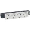 Legrand Розетка 4 х 2К+3 - Программа Mosaic - для установки в кабель-канале 077404