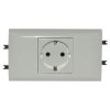 Legrand Розетка 2К+3 - Программа Mosaic - для установки в кабель-канале 077431