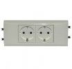 Legrand Розетка 2 х 2К+3 - Программа Mosaic - для установки в кабель-канале 077432