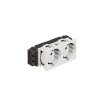 Legrand Розетка 2 x 2К+3 - Программа Mosaic - для монтажа на кабель-каналах 077602