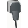 Legrand Розетка 2К+3 с защитными шторками и крышкой IP 66 - 16 A - 250 В - Программа Plexo 08 090465
