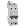 Legrand Автоматический выключатель DX3 6000 - 10 кА 2П - 230/400 В~ - 6 А - 2 модуля 408027