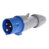 Legrand Прямая вилка - P17 Tempra Pro - IP 44 - 200/250 В~ - 16 A - 3К+З 555125