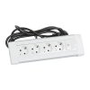Legrand Настольный блок - 4x2К+3 + 1 выключатель с подсветкой - со шнуром 653560