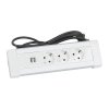 Legrand Настольный блок - 3x2К+3 + зарядное устройство 2хUSB - со шнуром 653562