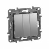Legrand Выключатель трехклавишный - Etika Plus - 10 A - 250 В 672413