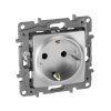 Legrand Розетка 2К+З со шторками - немецкий стандарт 16 А - 250 В Etika 672422