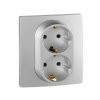 Legrand Розетка 2 x 2К+З - немецкий стандарт - винтовые зажимы - 16 А - 250 В Etika 672423