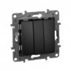 Legrand Выключатель трехклавишный - Etika Plus - 10 A - 250 В 672613