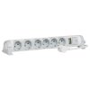 Legrand Удлинитель 6x2К+З с молниезащитой 694646