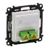 Legrand Valena LIFE Оптическая розетка для подключения оптоволоконных кабелей SC/APC 753130