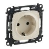 Legrand Valena ALLURE Силовая розетка 2К+З 16А 250В с защитными шторками 753820