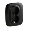 Legrand Valena ALLURE Силовая розетка двойная 2х2К+З 16А 250В с лицевой панелью 753936