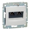 Legrand Механизм розетки компютерной Valena RJ45 STP 10 GIGA 2выхода 770073