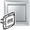 Legrand Двойная розетка RJ45 Cat 5е/6 UTP + RJ11 - Valena 770280
