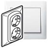 Legrand Двойная розетка - Galea Life - 2х2К+3 771030