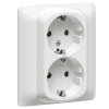Legrand Двойная розетка - Galea Life - 2х2К+3- винтовые клеммы 771031