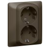Legrand Двойная розетка - Galea Life - 2х2К+3 - винтовые клеммы 771231